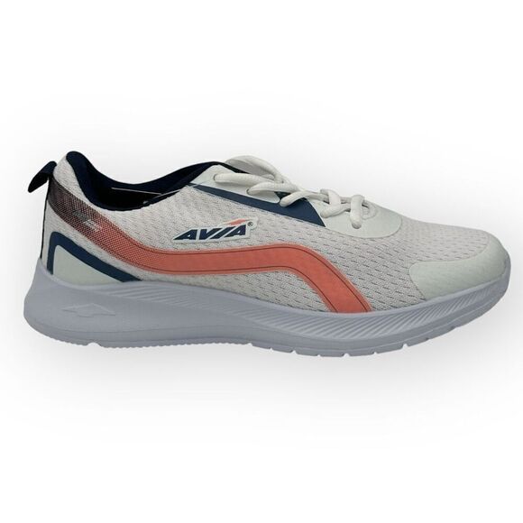 NWT Avia Alcon White/Navy/Rose Athletic sneakers training lightweight shoes Wome - Picture 4 of 9